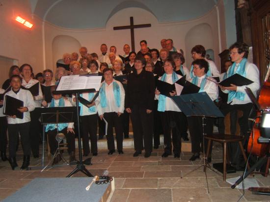 Concert avec la Chorale de Beauvoir, à l'Eglise de Granzay - Décembre 2010